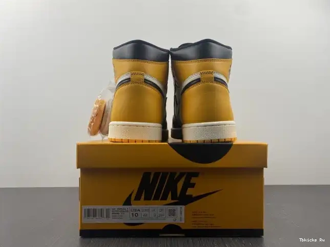 Cheap TBK Yellow 555088-711 Jordan Air 1 High Toe OG 0328
